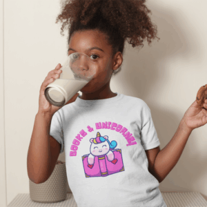 Παιδικό T-Shirt Books & Unicorns #2
