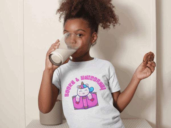 Παιδικό T-Shirt Books & Unicorns #2